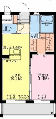 ヒカオオリエントマンション南館の間取り画像