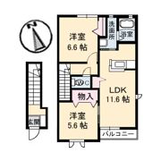 シャーメゾン大山 B棟の間取り画像
