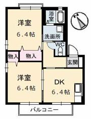 ディアス A棟の間取り画像
