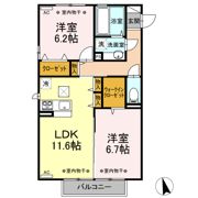 サン・ロワール Aの間取り画像