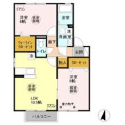 ハイムカトレアⅡの間取り画像