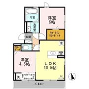 ラパンウエストの間取り画像