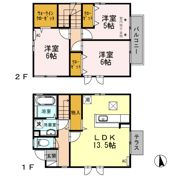 ハッピータウン町屋 A棟の間取り画像