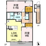 グランツⅡの間取り画像