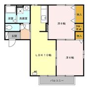 MAISONNETTEルピナスの間取り画像