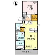 エスポワール中村の間取り画像