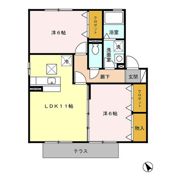 グランドール B棟の間取り画像
