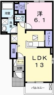 ウエストガーデンⅤの間取り画像