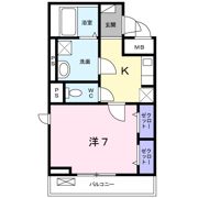 シェーヌⅣの間取り画像