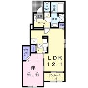 ローヤルコート Aの間取り画像