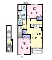 メルヴェイユ・アンジュ Bの間取り画像