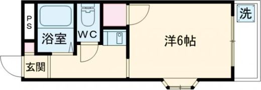 ボンジュールムサシの間取り画像