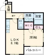 コロンバージュ三国ヶ丘の間取り画像