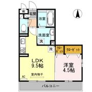 パステルリーフ Aの間取り画像