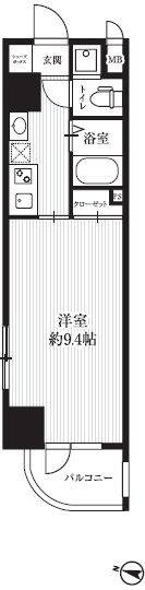 HF久屋大通レジデンスの間取り画像