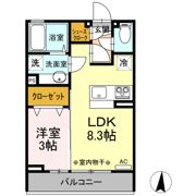 ベル・ドゥ・ジューの間取り画像