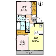 ハッピーヒルの間取り画像