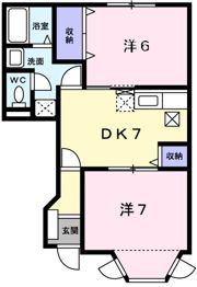 ルクプル プラースの間取り画像