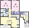 サニーパレスAの間取り画像