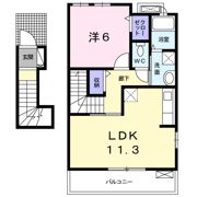 キウイ東の間取り画像