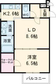 フジパレス草尾Ⅱの間取り画像