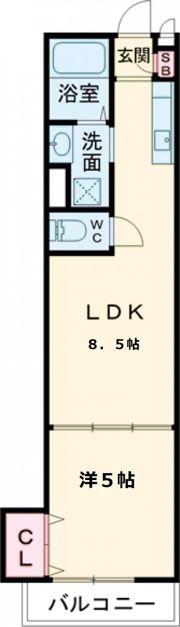 ロータス四条畷の間取り画像