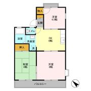 スカイハイツ池田 Aの間取り画像