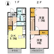 アネックス大坂上 Bの間取り画像