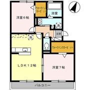 ロイヤルガーデン染地台 Bの間取り画像