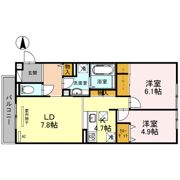 桃谷マンションの間取り画像