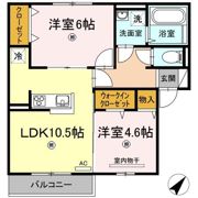 セジュール海田の間取り画像