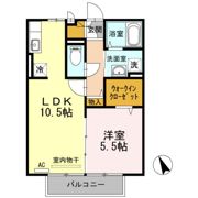 レセンテ宮浦 Ⅱ棟の間取り画像