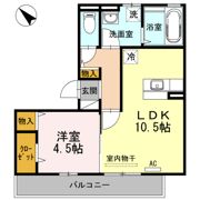 オッツ東川口の間取り画像