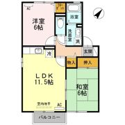 ソレイユ2の間取り画像