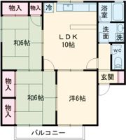 ファミールHIRO A棟の間取り画像