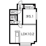 カリス南郷の間取り画像
