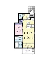 ラ・ベルコリーヌBの間取り画像