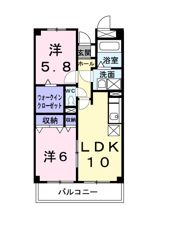 ヴァンテアンの間取り画像