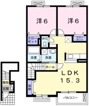 リッソ カージェⅡの間取り画像