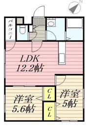 メゾンクー・ドゥ・クールⅥの間取り画像