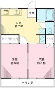 シティハイムメモワール Bの間取り画像