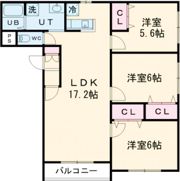 ヌーヴォー美原の間取り画像
