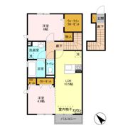 ゴールドパストラル Ⅶの間取り画像