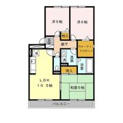 セジュール是政の間取り画像