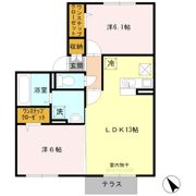 サンライズ Aの間取り画像