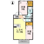 ハイム西五城Ⅲの間取り画像