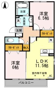 エスペランサ末広の間取り画像