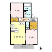 フェザート Bの間取り画像