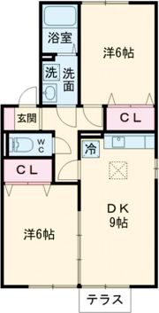 ホクト Bの間取り画像