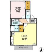 ソレーユ高岡 C棟の間取り画像